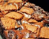 Foto langkah ke 8 dari resep Biscoff x Milo Brownies ♡ Shiny Crust & Fudgy Choco ❤.