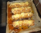Pas rețetă Tortilla Kebab la cuptor 8 fotografie