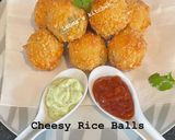 A picture of step 6 of Cheesy Rice Balls Using Leftover Rice:.