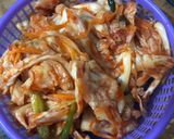 รูปขั้นตอนการทำที่ 1 ของ สันนอกหมูผัดกิมจิ