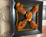 Foto del paso 6 de la receta: Solomillo de pollo con salsa al curry, espárragos trigueros y huevo cocido