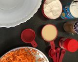 A picture of step 1 of Ginger carrot cake.