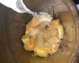 A picture of step 2 of Mango shake.