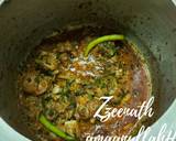 Hyderabadi Aaloo Gosht with Green Onions recipe step 1 photo