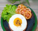 Hình bước làm 5 của món Cơm chiên và trứng ốp la