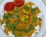 A picture of step 5 of Shahi paneer.