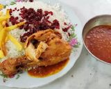 عکس مرحله 1 از دستور مرغ آبپز با پلو (منزل پدر عزیزم)