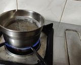 A picture of step 1 of कड़ा प्रसाद(आटे का हलवा).