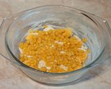 Tojásos-kukoricás rakottas recept fázis 3 fotója