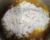 A picture of step 10 of Chickpea Chilli Rice.
