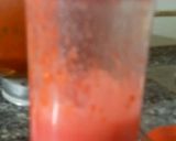 A picture of step 2 of Strawberry pomegranate mocktail.