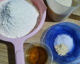 Foto langkah ke 1 dari resep Garlic Focaccia Garden Bread.