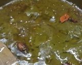 A picture of step 3 of Spinach banana cholla tikkii in new taste.