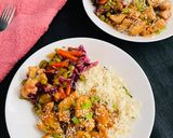 A picture of step 9 of Teriyaki Chicken Rice Bowls.