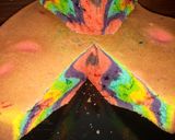 A picture of step 11 of Rainbow cake.