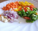 A picture of step 2 of Vegetable Stir Fry Pasta.