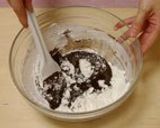 A picture of step 7 of Molten Chocolate Cake.
