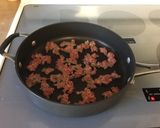 A picture of step 1 of Biscuits and Sausage Gravy.