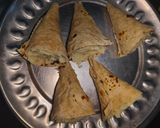 A picture of step 3 of Leftover roti cone.