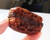 A picture of step 34 of Rich Bitter Chocolate Macarons.