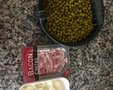 Foto del paso 2 de la receta: Guisantes con tiras de bacon