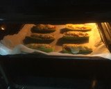 Foto del paso 7 de la receta: Calabacines gratinados y rellenos de jamón cocido y pipas