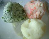 A picture of step 3 of Tricolor Potato Balls For Cherry Blossom Viewing.