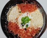 A picture of step 4 of Carrot Rajgira Raita.