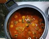 A picture of step 6 of Kashmiri Wazwan Tchere Gosht Korma- Lamb with Dried Apricots.