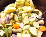 A picture of step 1 of Beef with Vegetables in the Slow Cooker!.
