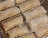 A picture of step 8 of Vietnamese Style Deep Fried Spring Rolls.