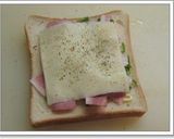 A picture of step 4 of Spinach and Bacon Cheese Toast.