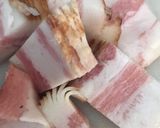 Foto del paso 1 de la receta: Arroz con pollo y bacon al estilo oriental