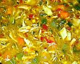 A picture of step 5 of Mike's Tortilla Soup & Green Chile Corn Bread.