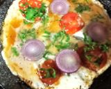 A picture of step 1 of Cheesy Egg Tomato Pizza.