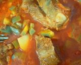 A picture of step 4 of Crucetas in Barbacoa Sauce.