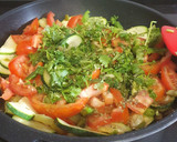 Foto del paso 2 de la receta: Pasta con verduras veraniegas y tahini