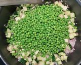 Une image de l'étape 3 de Soupe froide courgettes & petits pois.