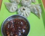 A picture of step 6 of Veg momos.