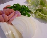 A picture of step 1 of Napolitan-style Yakisoba Noodles.