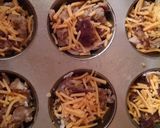 A picture of step 3 of Leftover Turkey n Stuffin' Muffin.