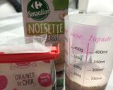 Une image de l'étape 1 de Pudding de chia et compotée de pêches.