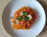 Foto langkah ke 2 dari resep Mie Samyang Carbonara KW / Gekikara Ramen Carbonara (Rp 7.000).