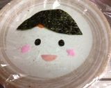 A picture of step 6 of Hina Doll Prince and Princess Shaped Temari-zushi (round sushi balls).
