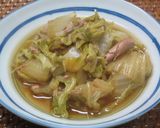 A picture of step 4 of Simple Bok Choy and Tuna Simmer.