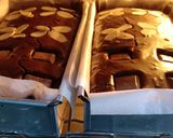 Foto langkah ke 5 dari resep 888. Fudgy Brownies Almond Cadbury.
