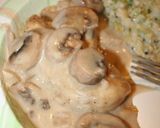 A picture of step 7 of Creamy Mushroom Chicken.