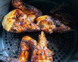 Gambar langkah 5 resipi Kepak Ayam Madu BBQ.