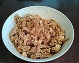 A picture of step 5 of Barbeque Chicken Egg rolls.