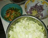 Foto del paso 1 de la receta: Fideos estilo oriental con carne y vegetales